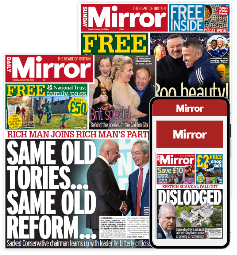 Daily Mirror and Sunday Mirror plus FREE digital edition